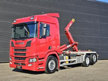R520 V8 6x2 HOOKLIFT / FULL AIR / RETARDER