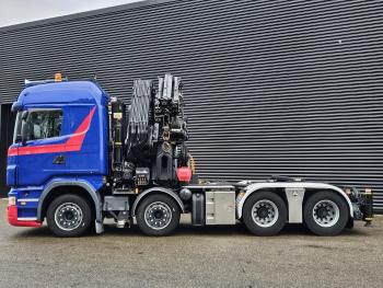 R500 V8 /  8X4 / HIAB 105 t/m CRANE / KRAN / GRUA