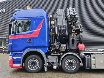 R500 V8 /  8X4 / HIAB 105 t/m CRANE / KRAN / GRUA