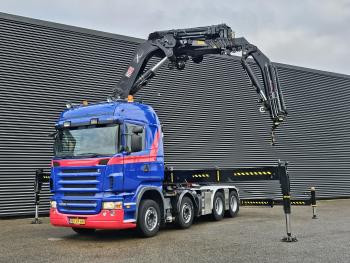 R500 V8 /  8X4 / HIAB 105 t/m CRANE / KRAN / GRUA