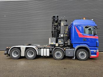 R500 V8 /  8X4 / HIAB 105 t/m CRANE / KRAN / GRUA