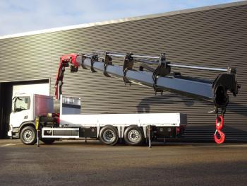 P410 6x2*4 / PALFINGER 35 tm CRANE + WINCH