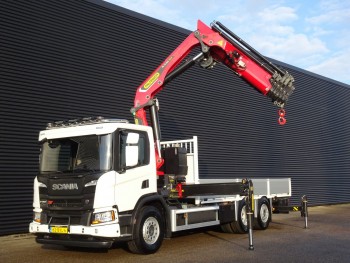 P410 6x2*4 / PALFINGER 35 tm CRANE + WINCH