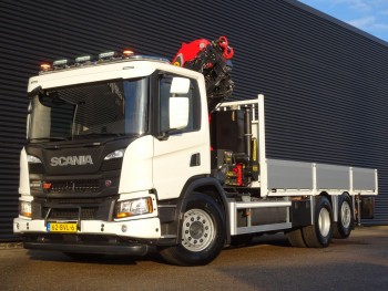 P410 6x2*4 / PALFINGER 35 tm CRANE + WINCH