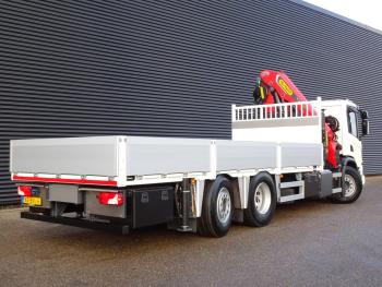 P410 6x2*4 / PALFINGER 35 tm CRANE + WINCH