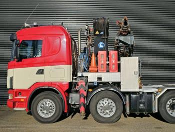 R164.480 V8 / 8x4 / EFFER 72 t/m CRANE / KRAN