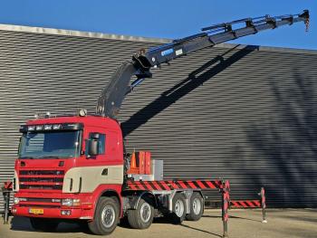 R164.480 V8 / 8x4 / EFFER 72 t/m CRANE / KRAN