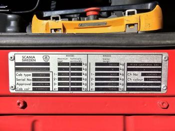R164.480 V8 / 8x4 / EFFER 72 t/m CRANE / KRAN