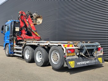 TGS 35.400 8x4-4 / PALFINGER Z CRANE + CONTAINER SYSTEM