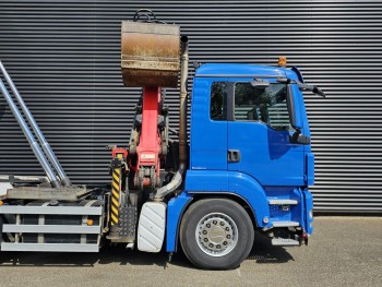 TGS 35.400 8x4-4 / PALFINGER Z CRANE + CONTAINER SYSTEM