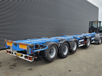 4 AXLE / MULTI CONTAINER CHASSIS / 3 X LIFT AXLE / TEILBAR