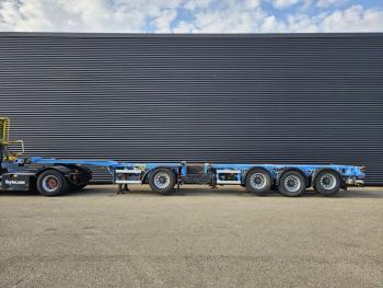 4 AXLE / MULTI CONTAINER CHASSIS / 3 X LIFT AXLE / TEILBAR